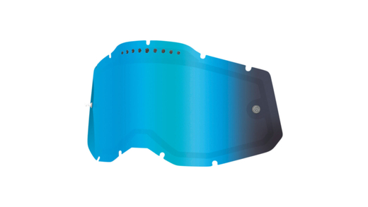 Линза 100% RC2/AC2/ST2 Replacement Lens Vented Dual Pane Mirror Blue (59083-00002)