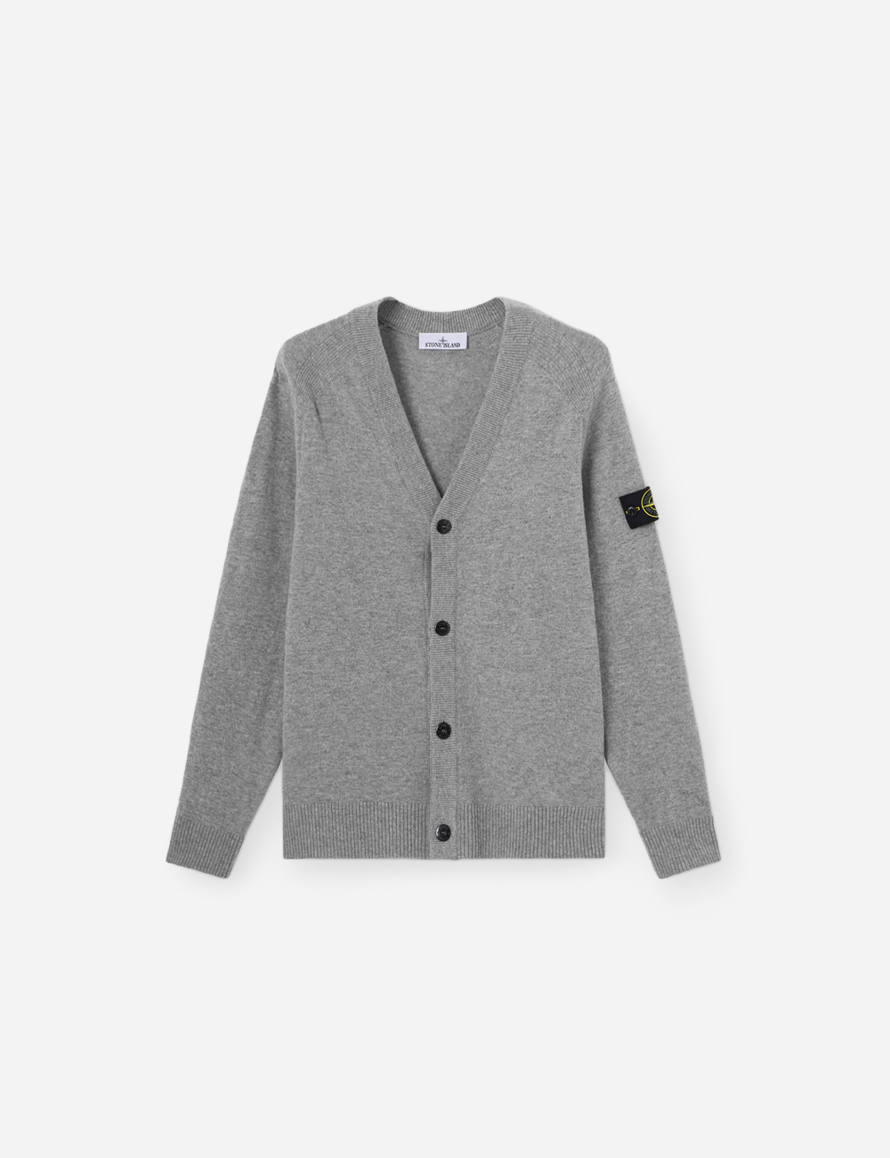 Stone Island Wool Cardigan Grey