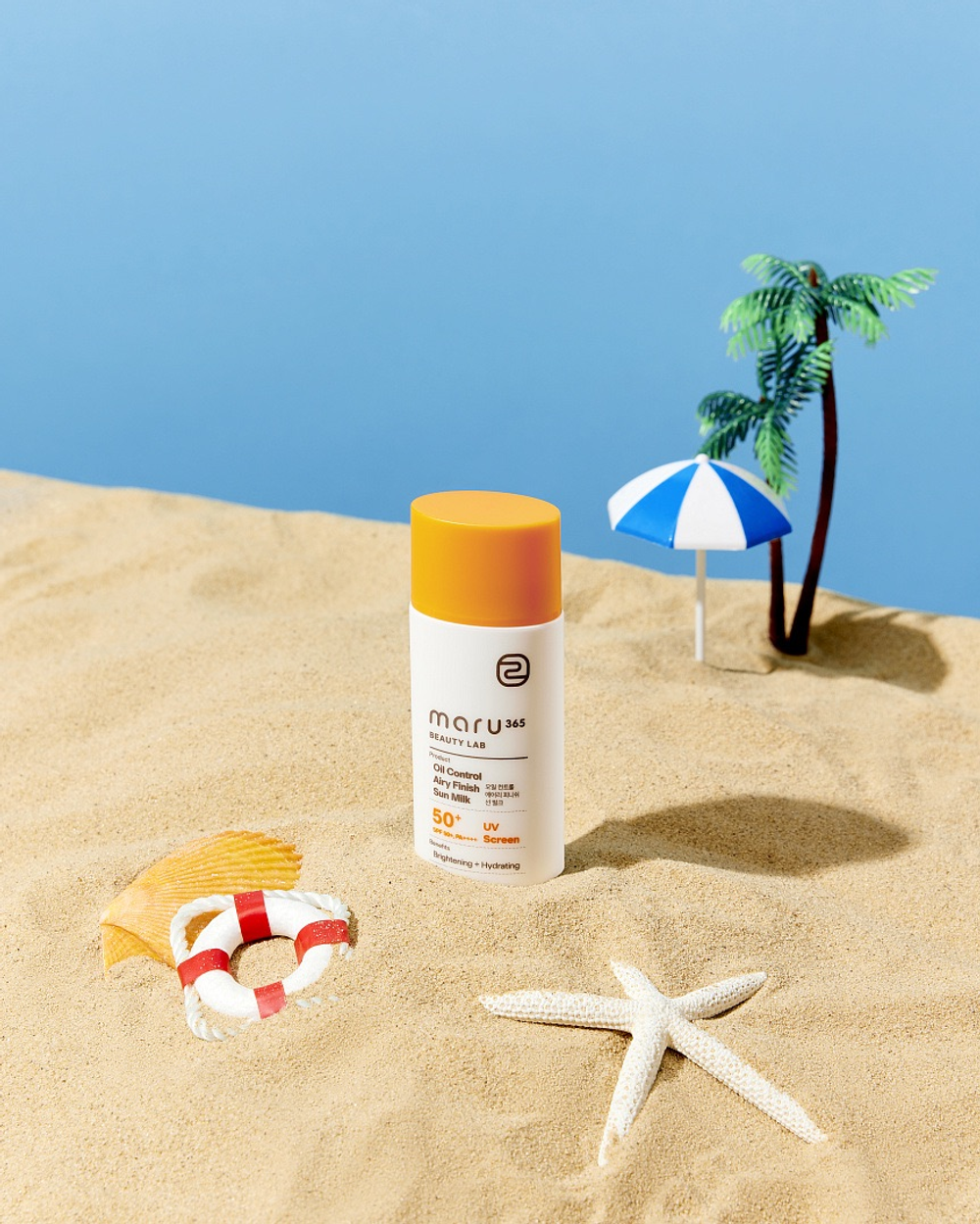 MARU365 BeautyLab Oil Control Airy Finish Sun Milk Spf 50ml Лёгкое солнцезащитное молочко с матирующим эффектом создано специально для жирной, комбинированной и склонной к блеску кожи 50 мл