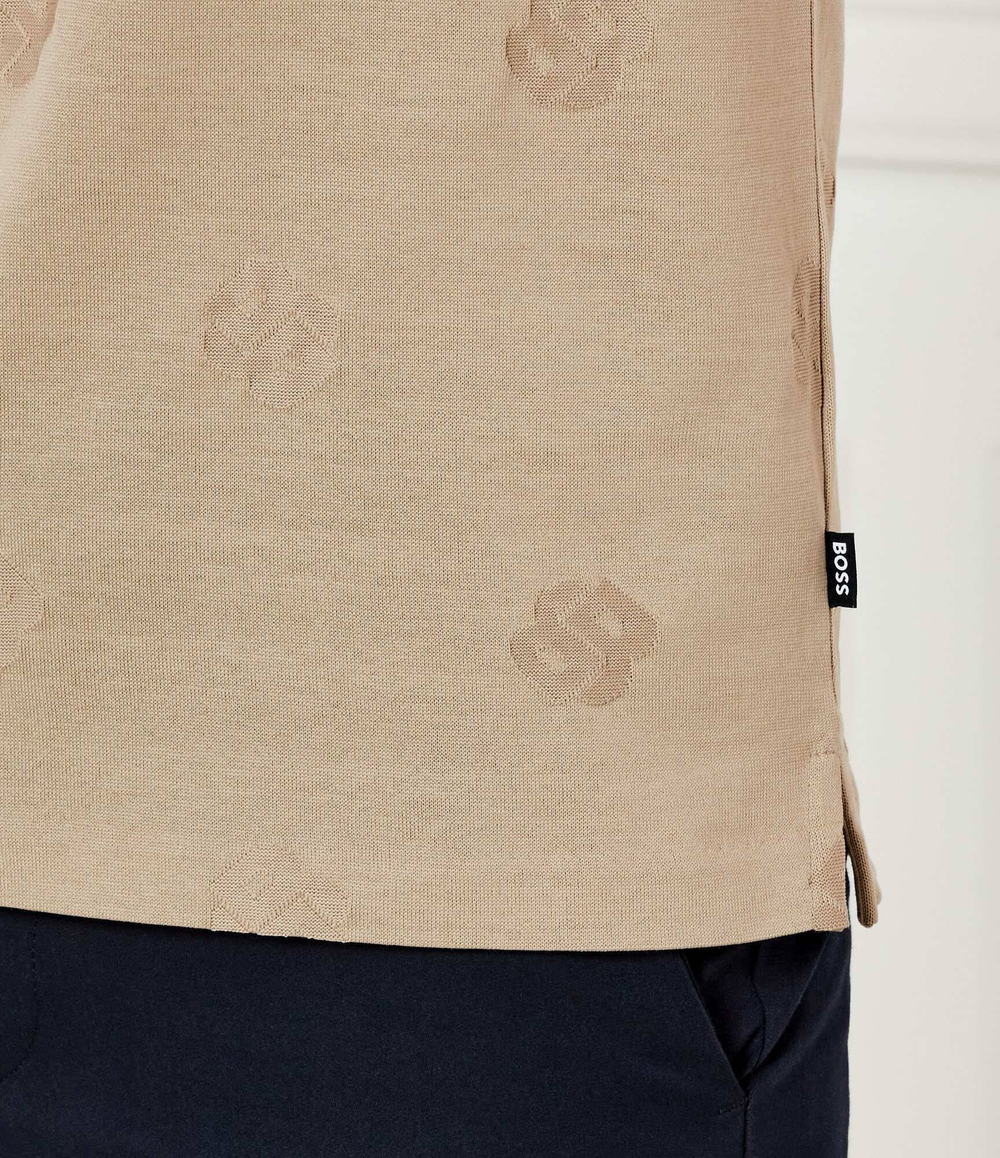 Поло C-Prout 109 BOSS BLACK - бежевый(50532765)