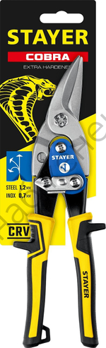 STAYER Cobra 250 мм, Левые ножницы по металлу (23055-L)