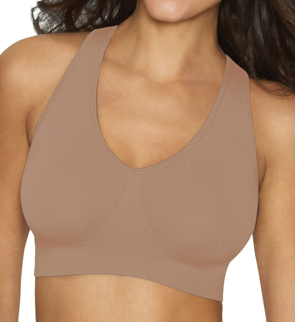 Бескаркасный бюстгальтер-топ Get Cozy (Размер: L) (Цвет: коричневый)