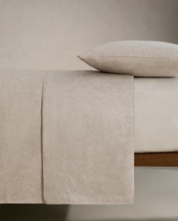 Простыня Zara Home сатин, хлопок 100%, однотонный, 5152/089