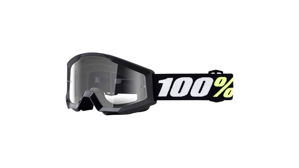 Очки детские 100% Strata Mini Black / Clear Lens (50600-001-02)