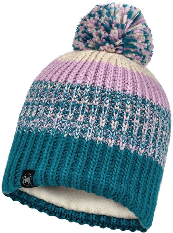 Шапка вязаная с флисом детская Buff Hat Knitted Polar Sibylla Aqua Фото 1