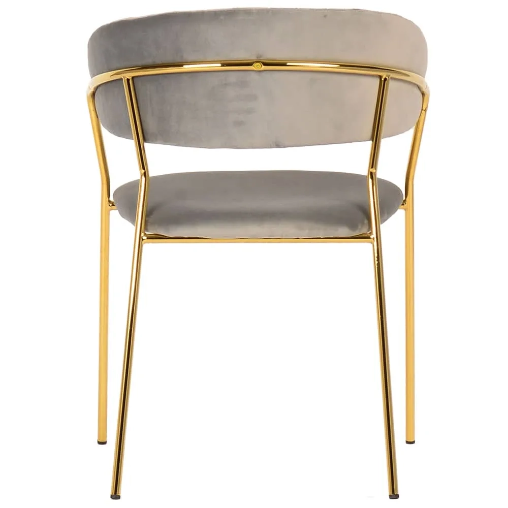 Стул Bradex Home Turin латте с золотыми ножками