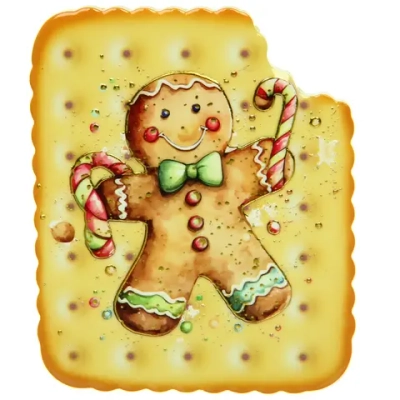 Подставка под кружку керамическая 9*10,8см «Печенька» пряничный человечек с леденцами
