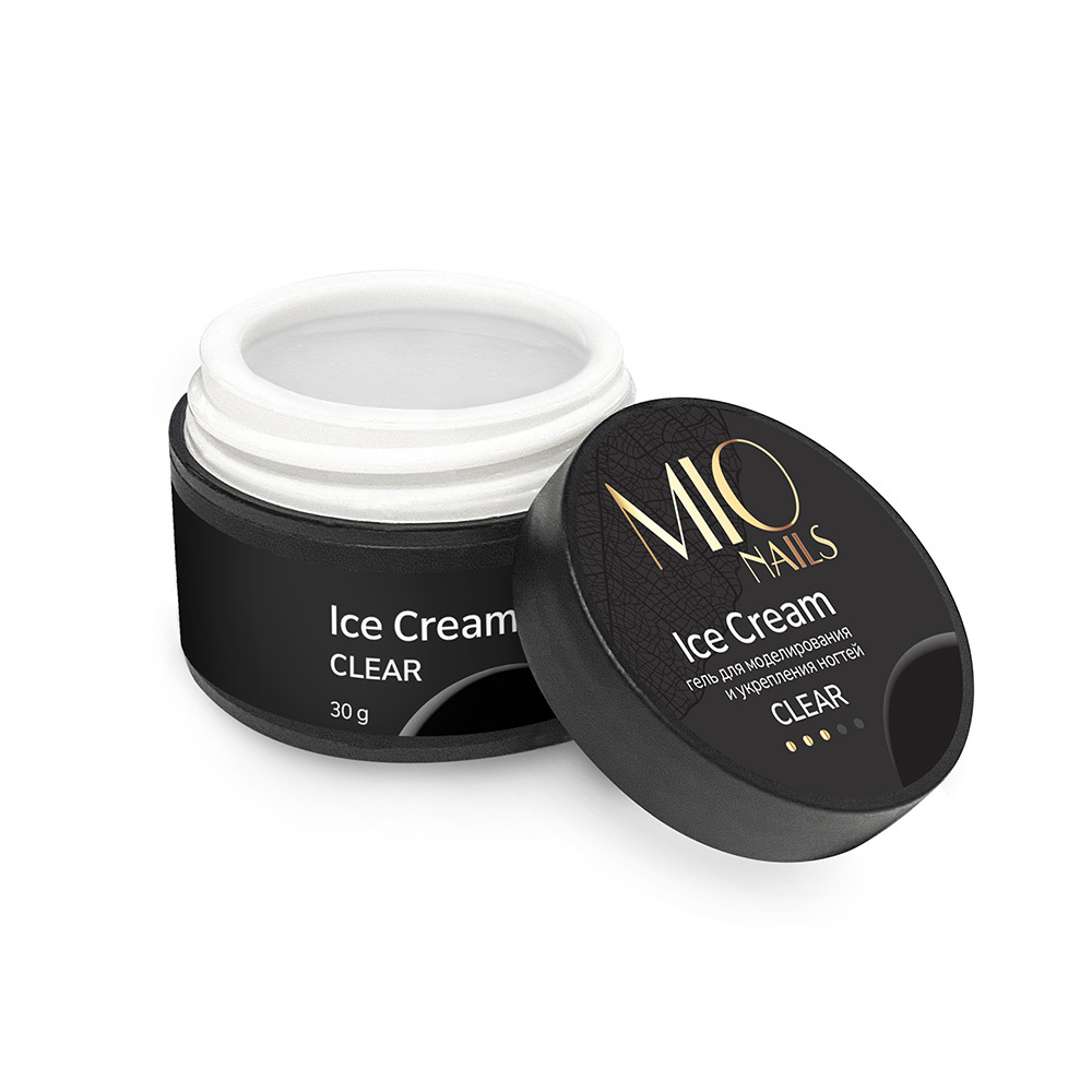 Гель MIO NAILS  "ICE CREAM GEL" - CLEAR, 30 гр