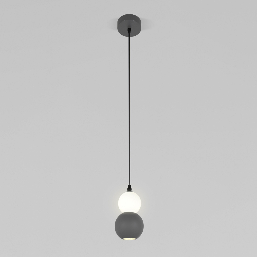 Подвесная люстра Eurosvet Polar 50250/1 LED серый