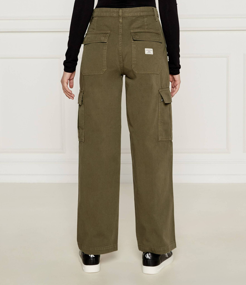 Брюки карго Guess Jeans - хаки(W4YB61 WGCV1)