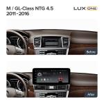 Магнитола для Mercedes-Benz GL (X166) 2011-2015 NTG 4.5/4.7 - Teyes LUX ONE монитор 12.3", Android 10, Быстрая, CarPlay, 4G SIM-слот