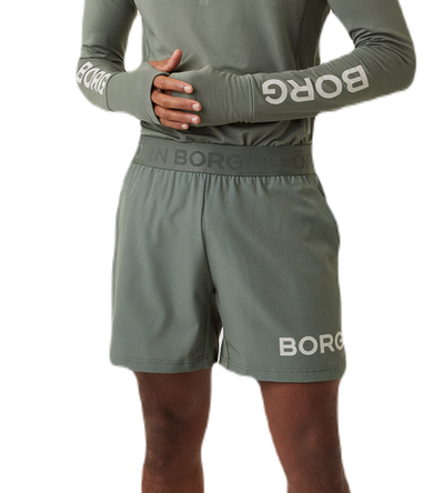 Мужские теннисные шорты Björn Borg Short Shorts - castor gray