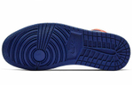 Кроссовки Jordan Air Jordan 1 Retro High Blue Void (Женская размерная сетка)