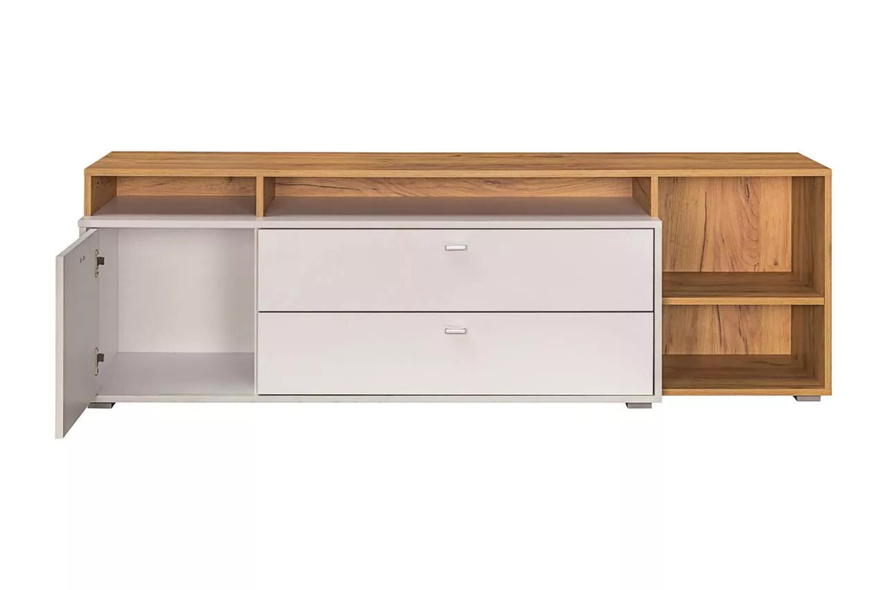 Бэль Тумба 10.92 Дуб Золотой / Белый