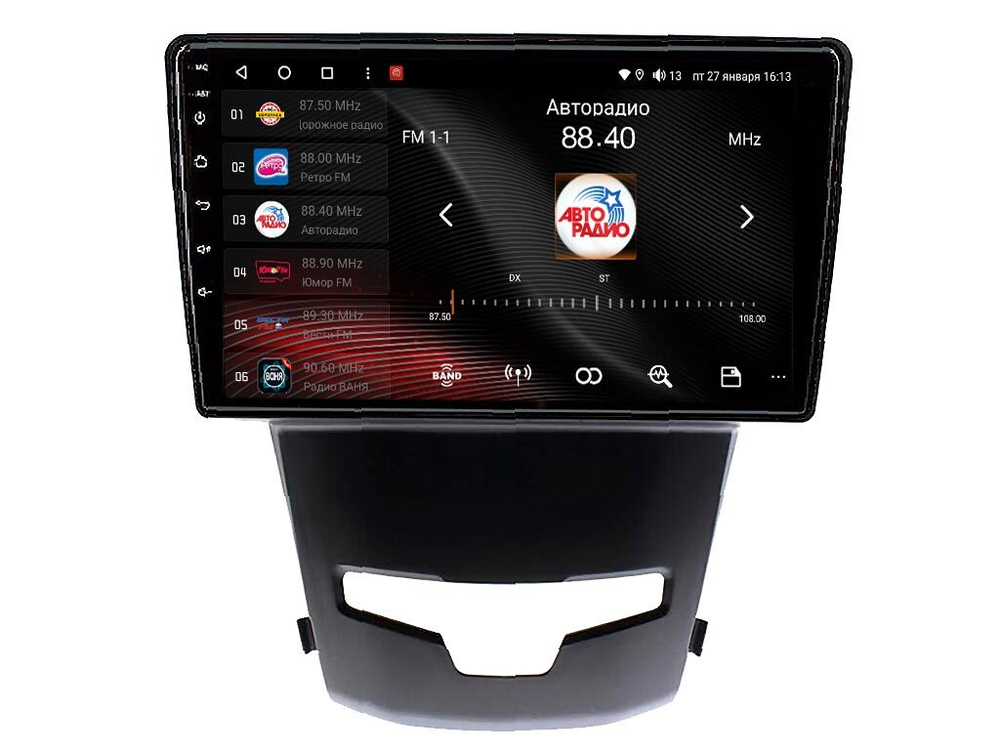 Магнитола для SsangYong Action 2013-2021 - Vaycar VA69-0355 на Android 13, 8-ядер, 2Гб-32Гб, 4G SIM-слот