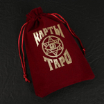 Карты Таро гадальные в бархатном мешке с инструкцией + четки, 16+