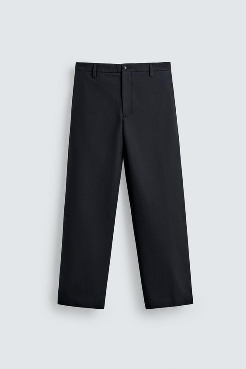 ZARA БРЮКИ ПРЯМОГО КРОЯ, МОРСКОЙ СИНИЙ