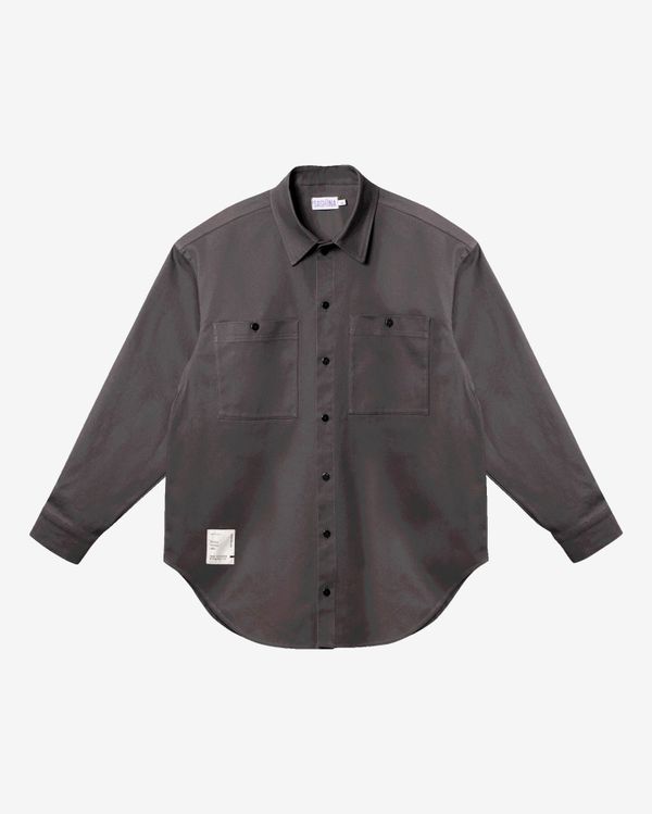 Рубашка Oversize серая - фото 1