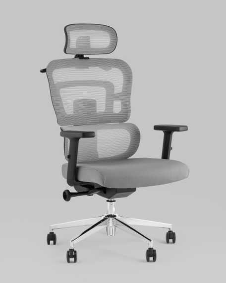 Компьютерное кресло TopChairs Techno офисное серое