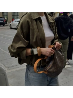 Куртка-бомбер оверсайз