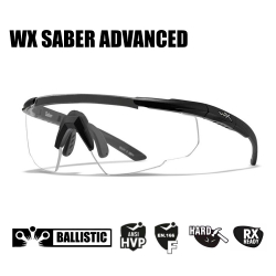 Очки тактические-защитные WILEY-X SABER ADVANCED (FRAME MATTE BLACK, LENS CLEAR)