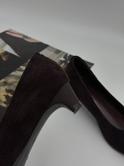 Туфли женские экокожа арт. 178-3 цвет"коричнево-бордовый"