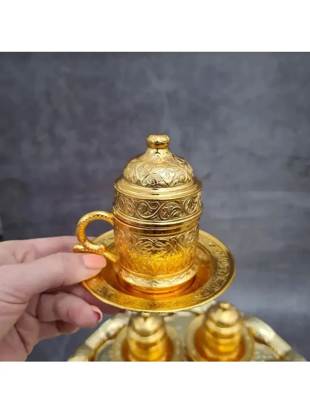 Кофейный набор с подносом