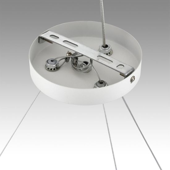 8254/9 COMFI LN25 204 белый металл Светильник подвесной LED GX53 8*7W 220V LUAZANA