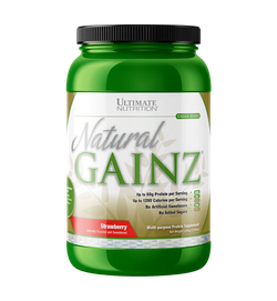 Ultimate Nutrition Natural Gainz 1666 г , Натуральный гейнер