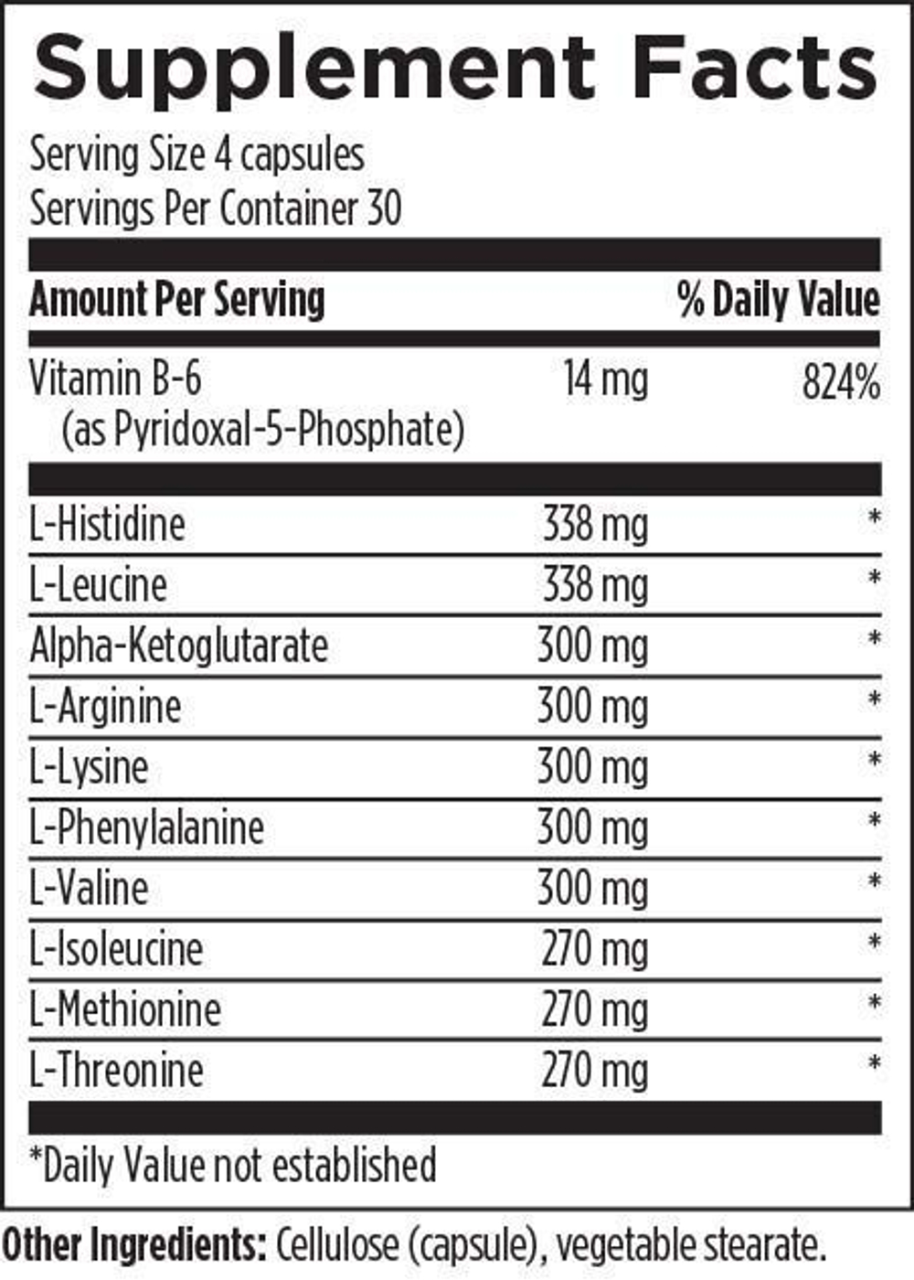 Designs For Health - Amino Acid Synergy 120 capsules