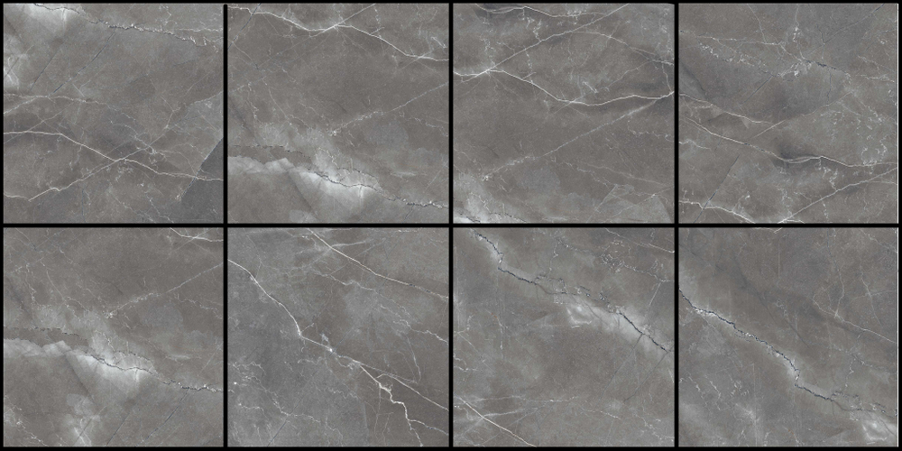 Керамогранит Arcadia Ceramica Pulpis Nero 60x60 см 1.44 м² глянцевый цвет черный