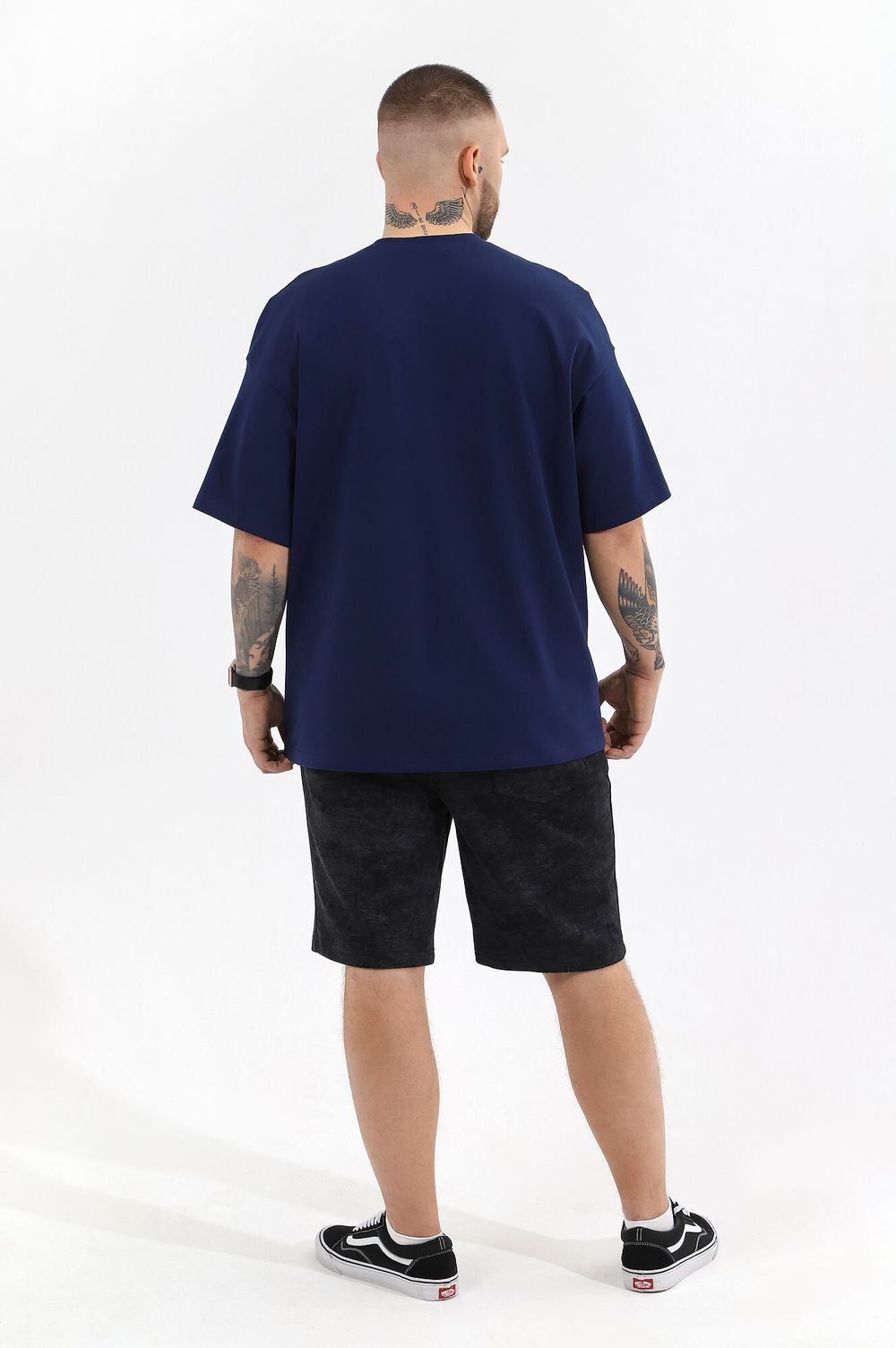 Фуфайка (футболка) мужская Леон-4 Виотекс ТЁМНО-СИНИЙ