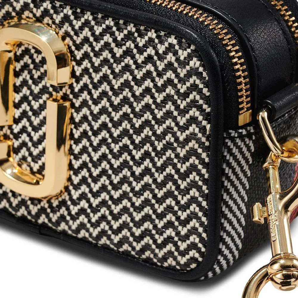 СУМКА MARC JACOBS THE MIXED MEDIA SNAPSHOT CROSSBODY BAG BLACK