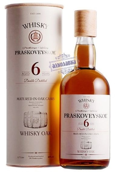 Прасковейское. Виски 6 лет 0,5 л