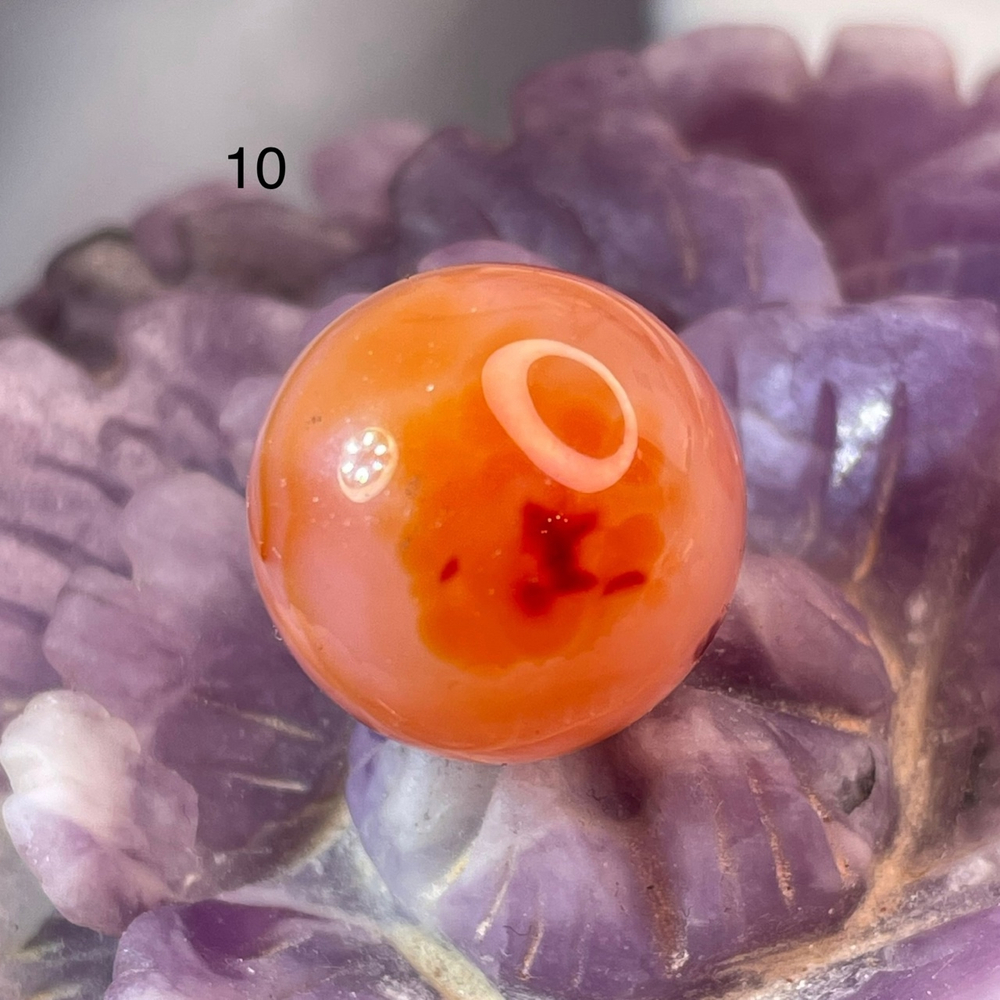 50345  Агат красный Сердоликовый Шар 16мм