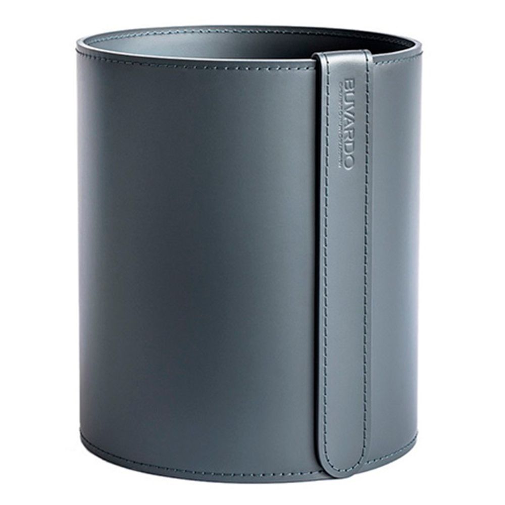 Корзина для бумаг 18 литров из кожи Cuoietto с металлической вставкой 320*270 (BBCMet) 2