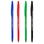 Набор шариковых ручек Berlingo "Tribase grip" 4 шт., 4 цв., 1,0мм, грип, европодвес