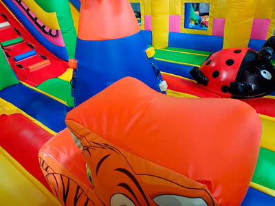 Коммерческий надувной батут «Тигриная страна 2», 9*5*5 м.