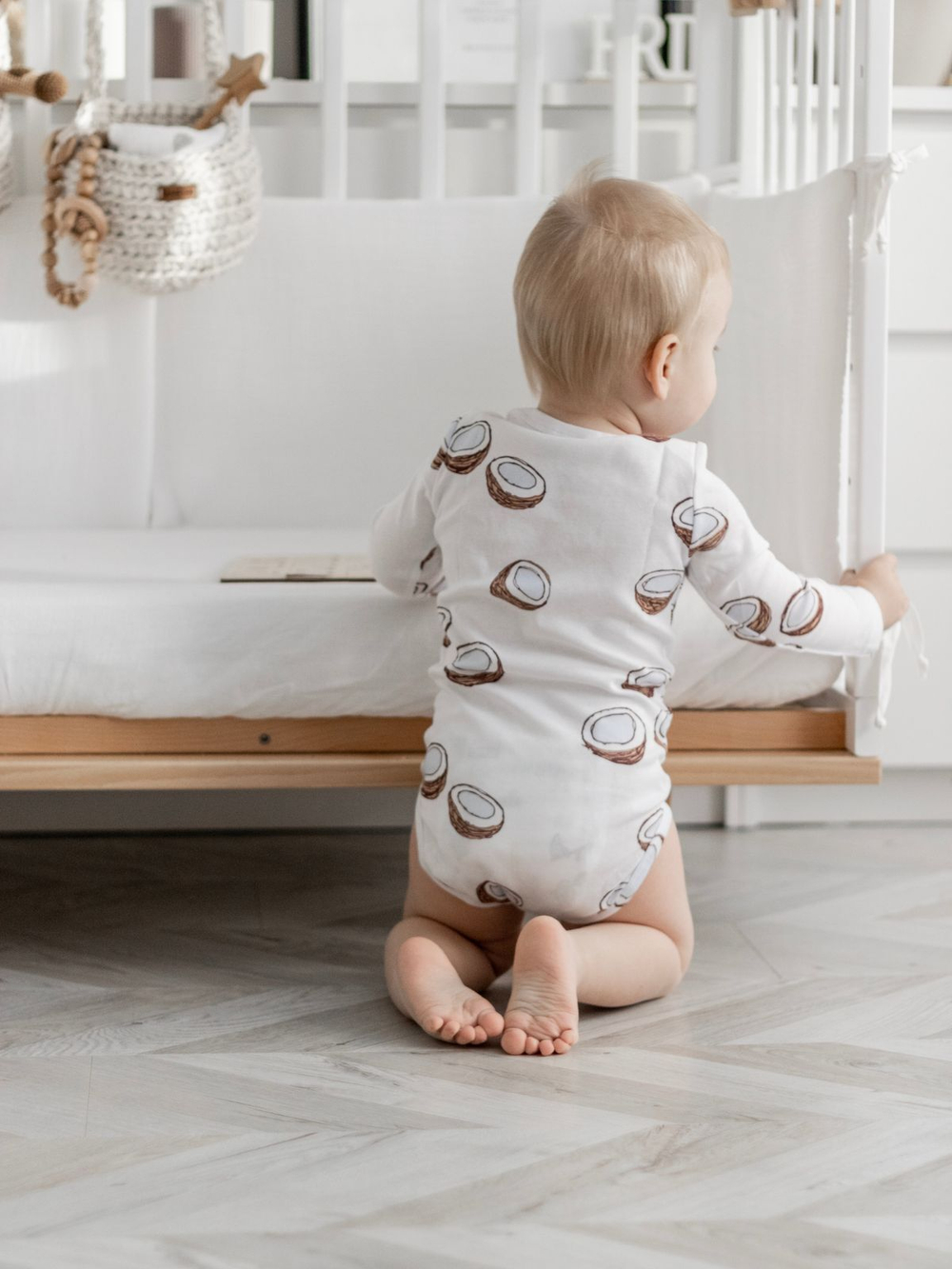 Боди Mjölk Кокосы с длинным рукавом, уценка