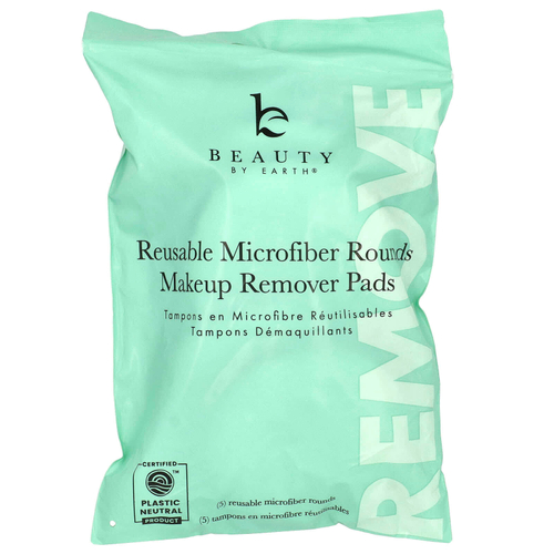 Beauty By Earth, Многоразовые кружки из микрофибры, 5 подушечек