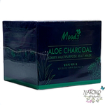 Патчи для глаз с лифтинг эффектом, от отёчности MOODS Алоэ и Древесным углём, 60 шт.