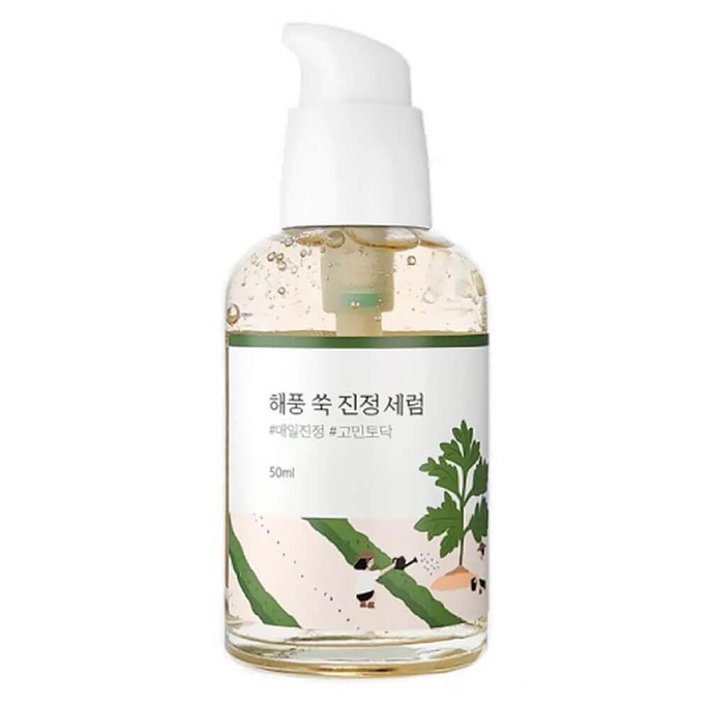 Успокаивающая сыворотка с полынью Round Lab Mugwort Calming Serum