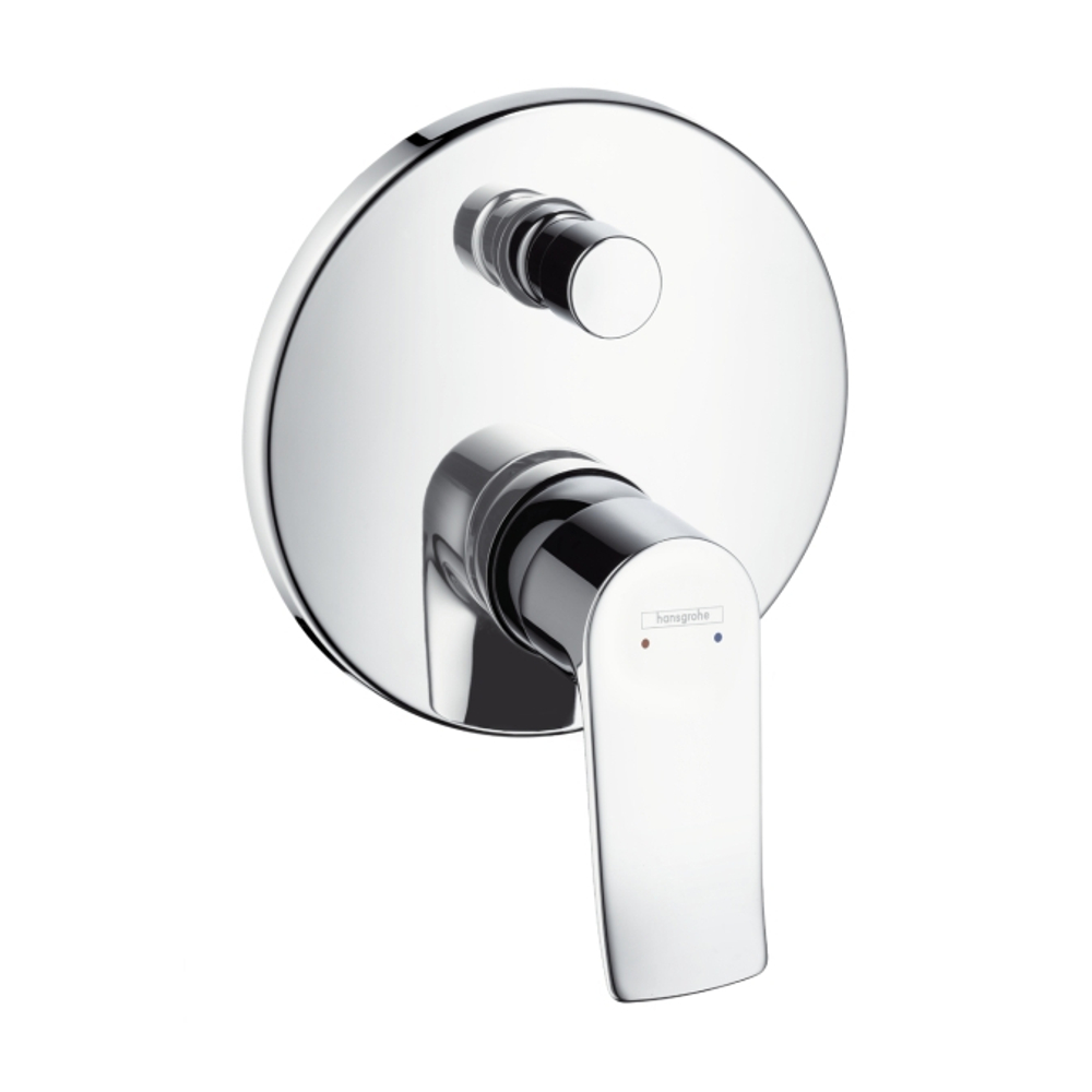 Смеситель для ванны встроенный Hansgrohe Metris 31493000