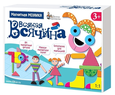 Мозаика магнитная «Всякая всячина» 84 эл (Т-Ц)