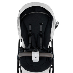 Детская коляска Roan Sol Vintage Luxury 2.0 3 в 1 с автокреслом Tutis Elo Lux EduSky Grey PIX/50/L Pixel/Light/Black/руч.Cappuccino