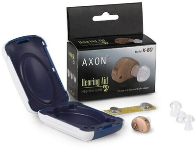 Axon K-80 Усилитель звука внутриушной / Усилитель слуха / Слуховой аппарат