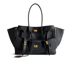 Сумка BALENCIAGA Bel Air Carry All Bag черный/золото
