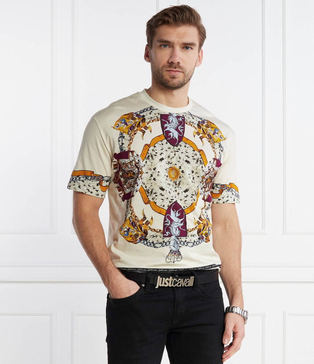 Футболка Just Cavalli - кремовый(75OAH6RFJS246)
