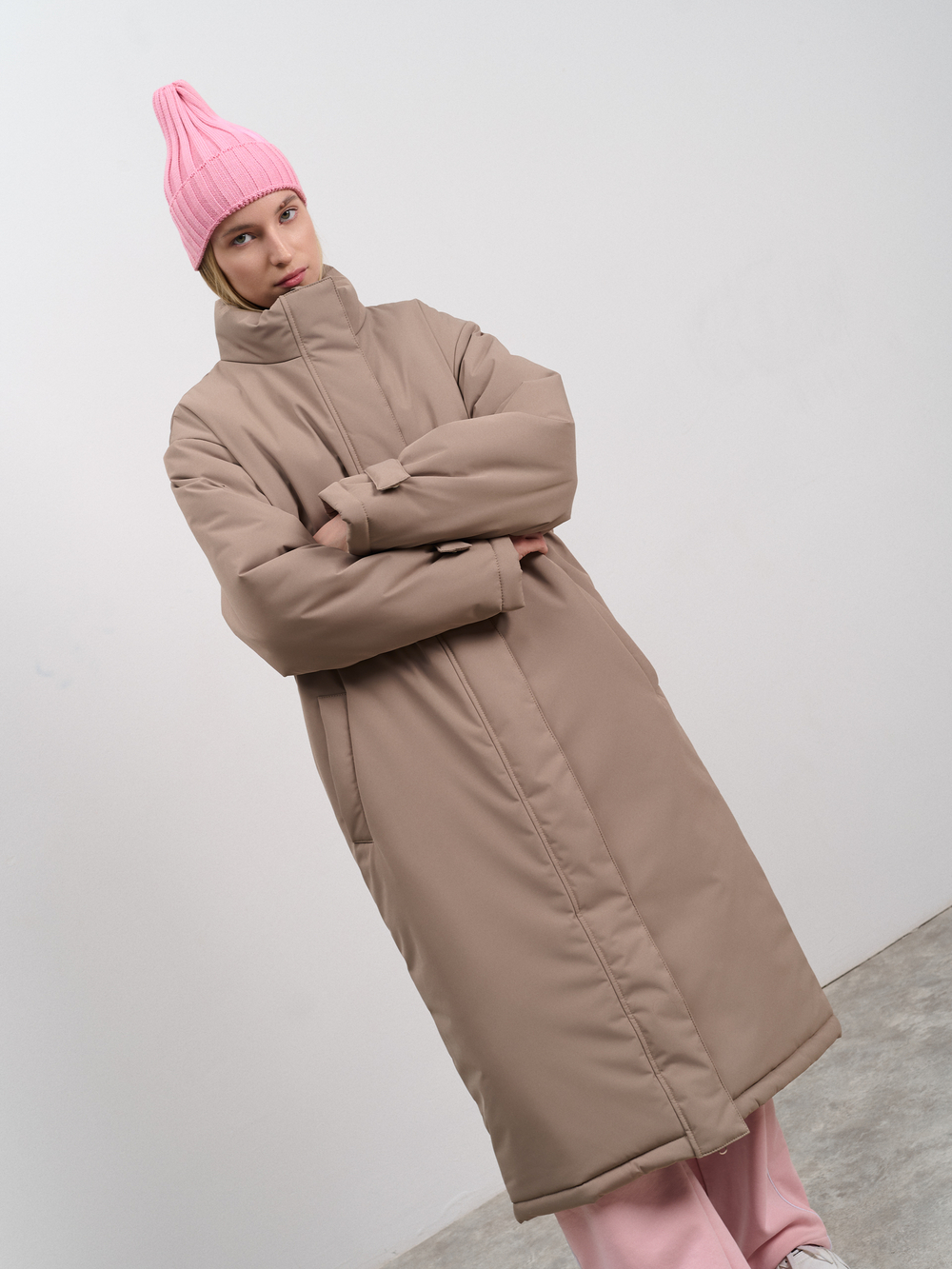 Пальто женское демисезонное "Ливерпуль" бежевый