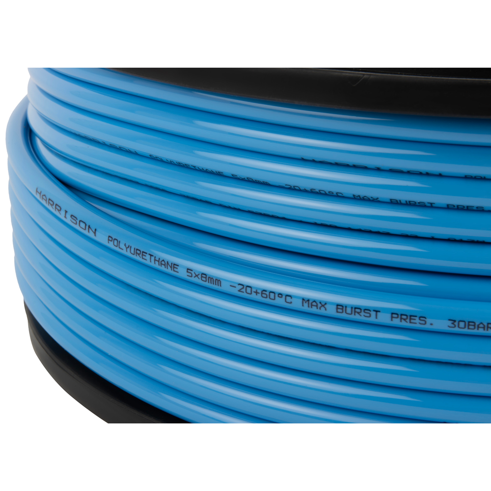HUS0508-BS Трубка синяя Harrison PU 5х8 мм, длина 100 м